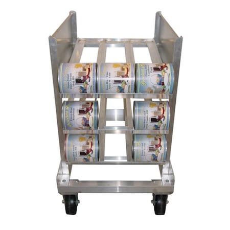 Prairie View Industries Mobile Half Size Can Racks- 36 x 25 x 36 in. CR054C-36